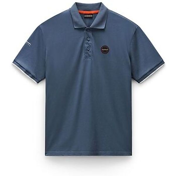 Napapijri  T-Shirts & Poloshirts E-BADGE NP0A4IDA-G1Y1 STORMY WEAT günstig online kaufen