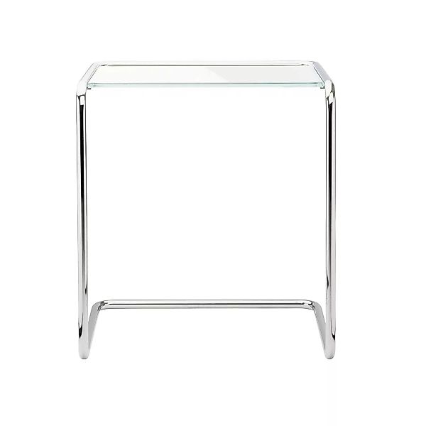 Thonet - B 97 b Beistelltisch Glas - transparent/Glas optiwhite Diamantschl günstig online kaufen