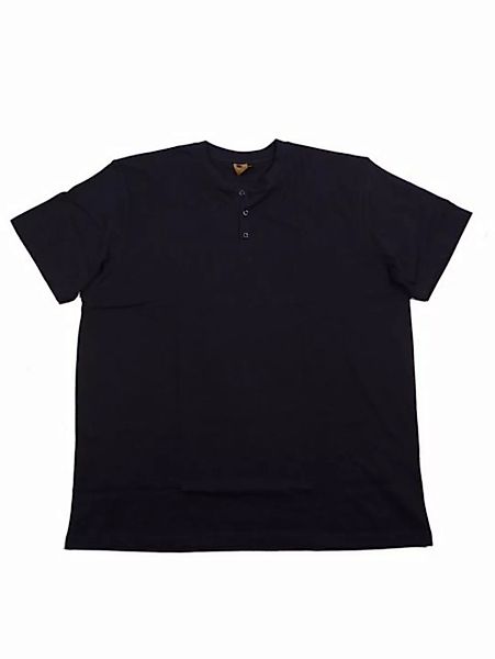 ABRAXAS T-Shirt T-Shirt mit Knopfleiste in Herrenübergrößen bis 12XL, navy günstig online kaufen