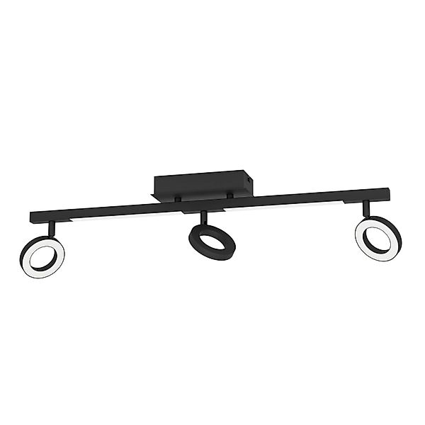 Eglo LED-Spot Cardillio 3-flammig 68,5 cm x 8,5 cm x 19,5 cm Schwarz günstig online kaufen