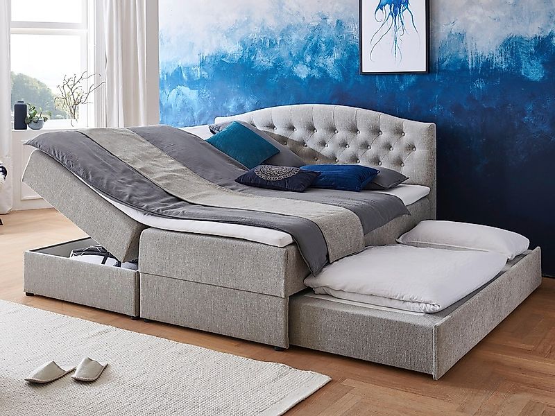 ATLANTIC home collection Boxspringbett "Lotte" mit Topper, Bettkasten und G günstig online kaufen