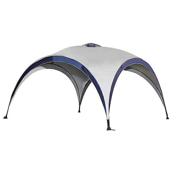 Outsunny Pavillon Polyester Metall Cremeweiß L400 x B400 x H250 cm günstig online kaufen