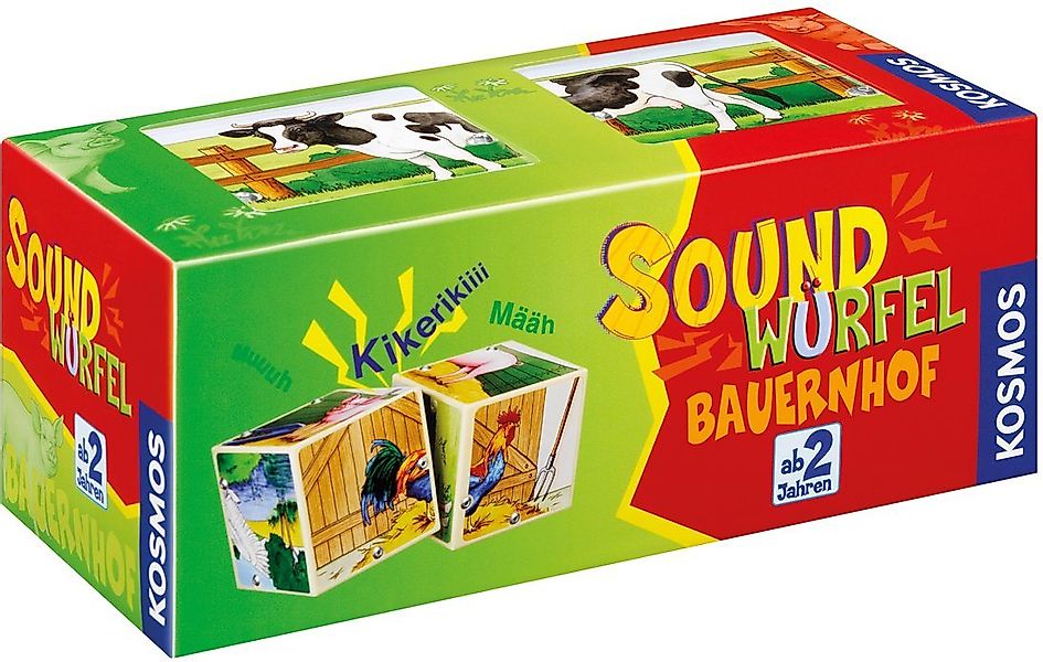 Kosmos Greifspielzeug Soundwürfel Bauernhof günstig online kaufen