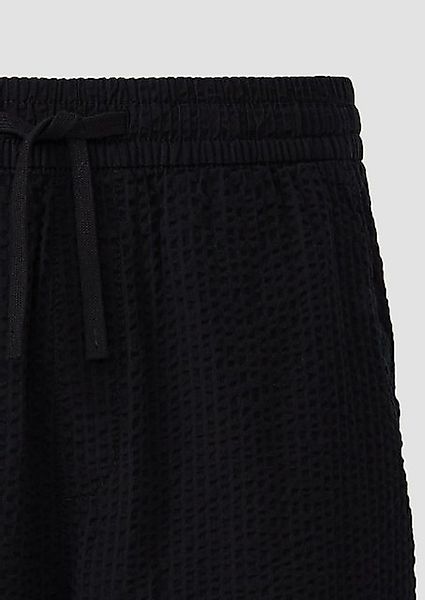 QS Bermudas Webjogger aus Seersucker günstig online kaufen