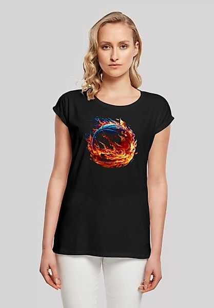 F4NT4STIC T-Shirt Basketball On Fire Sport SHORT SLEEVE Print günstig online kaufen