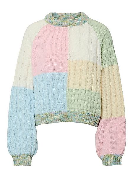 pieces Stehkragenpullover REMIX (1-tlg) günstig online kaufen