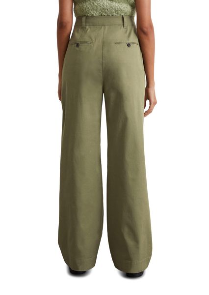Marc O'Polo Bundfaltenhose weit, aus Twill, günstig online kaufen
