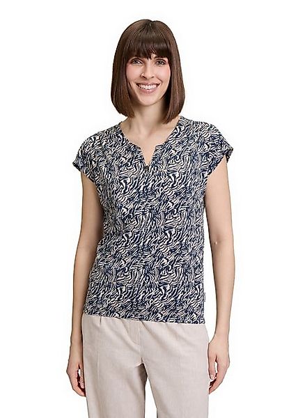 Betty&Co Kurzarmshirt Betty & Co Blusenshirt mit Gummizug (1-tlg) Druck günstig online kaufen