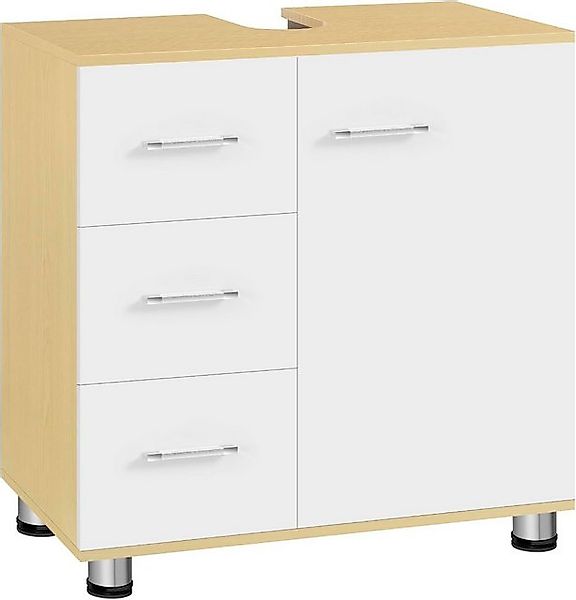 EUGAD Waschbeckenunterschrank (1-St) Badezimmerschrank, mit 3 Schubladen, m günstig online kaufen