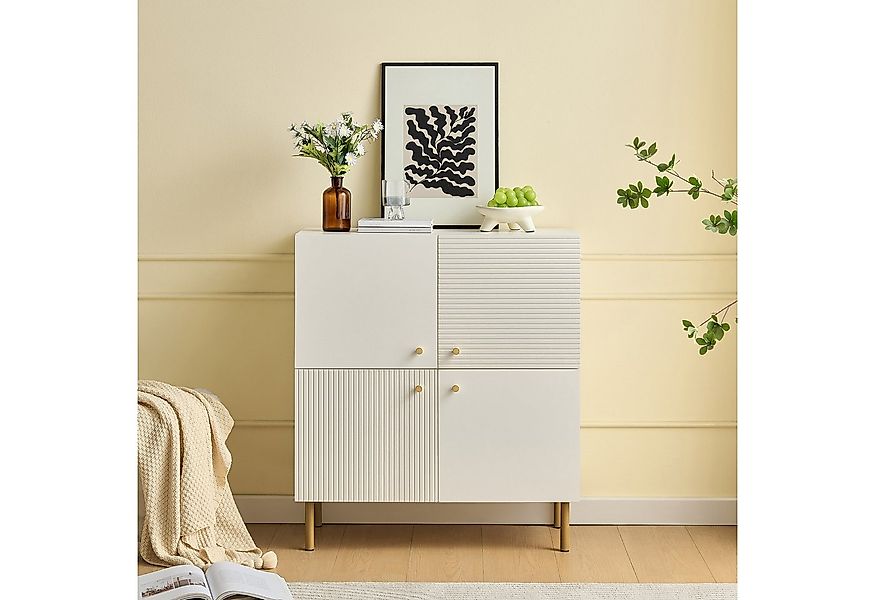OKWISH Sideboard aus MDF (Kommode, Buffet, Beistellschrank, 1 St., 80 L x 3 günstig online kaufen