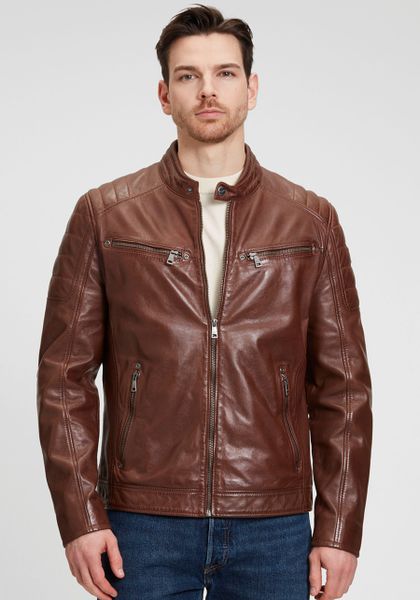 Mauritius Lederjacke GBDerry LAORV mit Stehkragen, günstig online kaufen