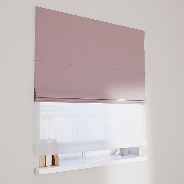 Dekoria Doppelraffrollo Duo, rosa, 110 x 150 cm günstig online kaufen