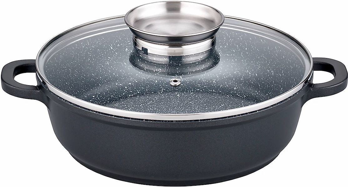 GSW Pfannen-Set »Gourmet Granit«, Aluminiumguss, (Set, 5 tlg., 1x Servierpf günstig online kaufen