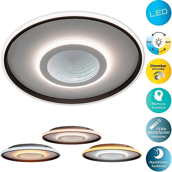 my home LED Deckenleuchte »Mona Deckenlampe mit Infinity 3D Effekt«, 1 flam günstig online kaufen
