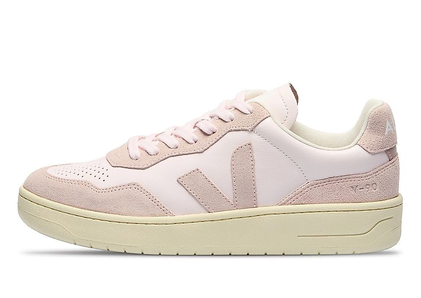 VEJA V-90 Leather, rosa Sneaker günstig online kaufen