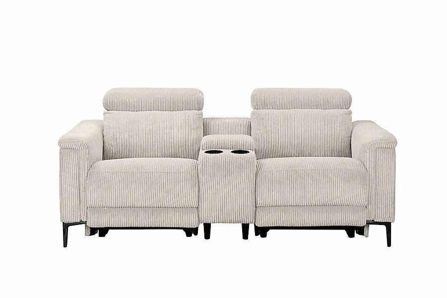 Places of Style 2-Sitzer "Lund in Cord, 2er-Kinosofa, TV-Sessel, Multimedia günstig online kaufen