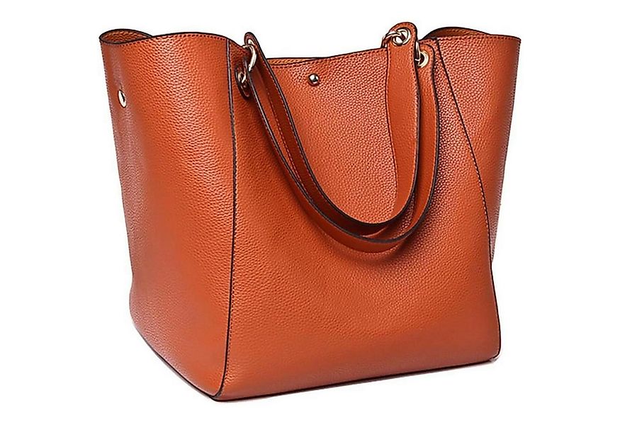 LuxusKollektion Shopper Taschen Damen Leder Groß Shopper Henkeltasche Schul günstig online kaufen