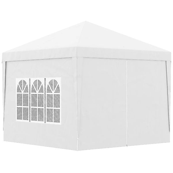 3x3m  Pavillon mit 4 Seitenwänden & Fenster, UV-Schutz, inkl. Tragetasche, günstig online kaufen