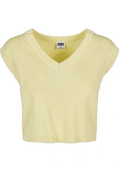 URBAN CLASSICS Sweatshirt "Urban Classics Damen Ladies Short Knittd Slip On günstig online kaufen