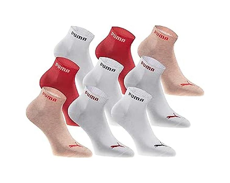 PUMA Basicsocken Damen 18-Pack Quartersocken - 3912 (Packung, 18-Paar, 18 P günstig online kaufen