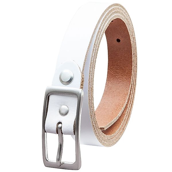 COLOGNEBELT Ledergürtel OM11-SL-Weiss MADE IN GERMANY, günstig online kaufen