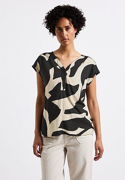 STREET ONE Kurzarmbluse aus softer Viskose günstig online kaufen