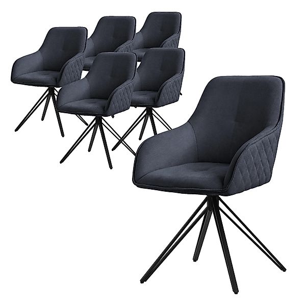 ML-DESIGN Stuhl Esszimmerstuhl aus Textil Webstoff günstig online kaufen