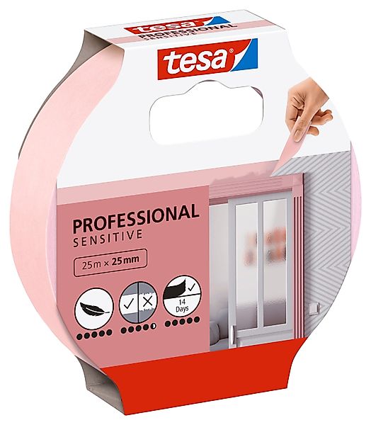 tesa Klebeband PROFESSIONAL Sensitive Malerband (Packung, günstig online kaufen