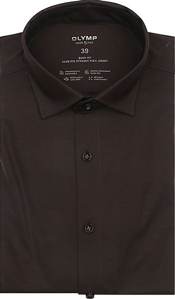 OLYMP Hemd Level 5 24/Seven Braun - Größe 41 günstig online kaufen