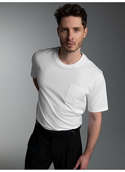 Trigema T-Shirt TRIGEMA T Shirt aus Biobaumwolle mit Brusttasche (1-tlg) günstig online kaufen