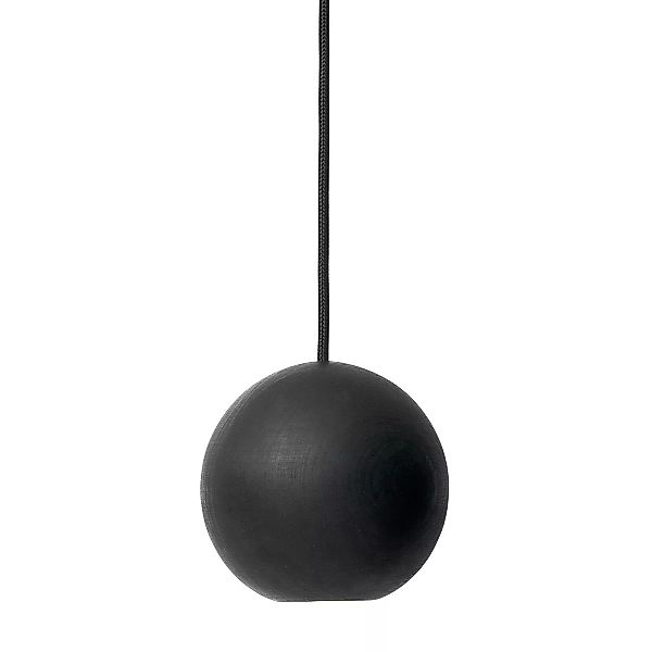 Mater - Liuku Ball Pendelleuchte schwarz - transparent/Linde schwarz lackie günstig online kaufen