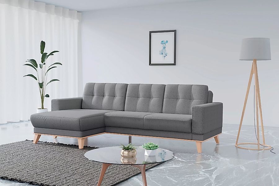 sit&more Ecksofa "Lavida L-Form", wahlweise mit Kippfunktion und Bettkasten günstig online kaufen