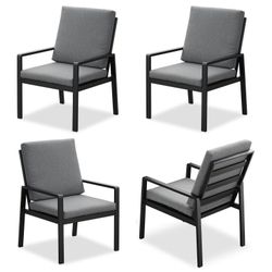 MeXo Gartenlounge-Set Alu Gartenmöbel-Sets Gartenstuhl, (6-tlg., günstig online kaufen