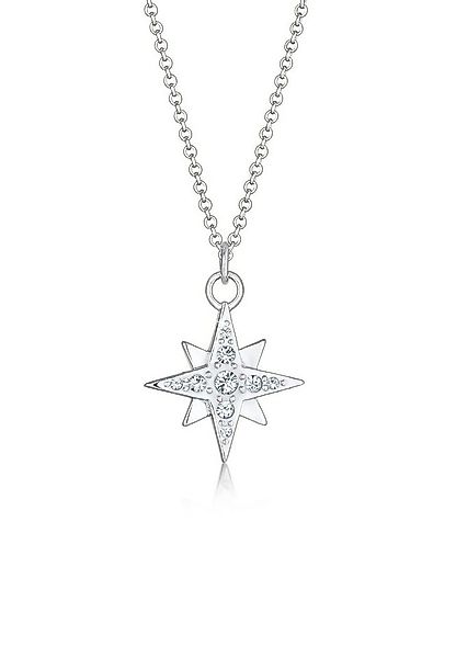 Nenalina Kette mit Anhänger Stern Astro 925 Silber, mit Kristallen von Swar günstig online kaufen