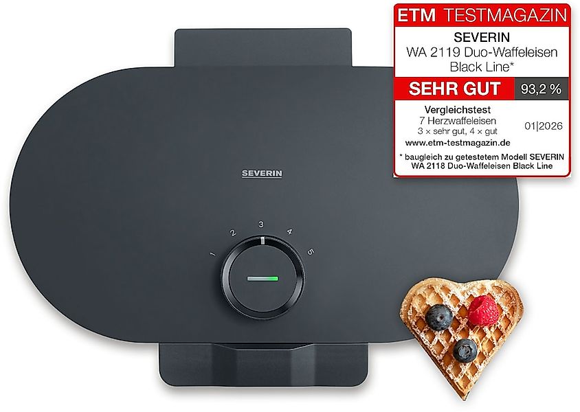 Severin Waffeleisen "WA 2118" 1200 W günstig online kaufen