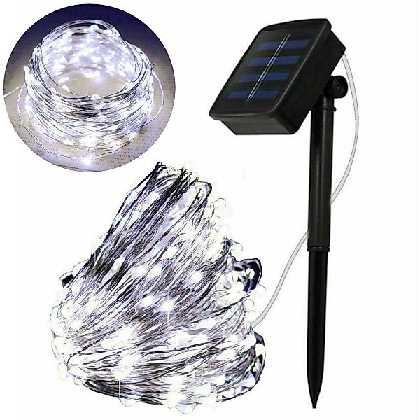 LETGOSPT LED Solarleuchte Solar 100/200 LEDs günstig online kaufen