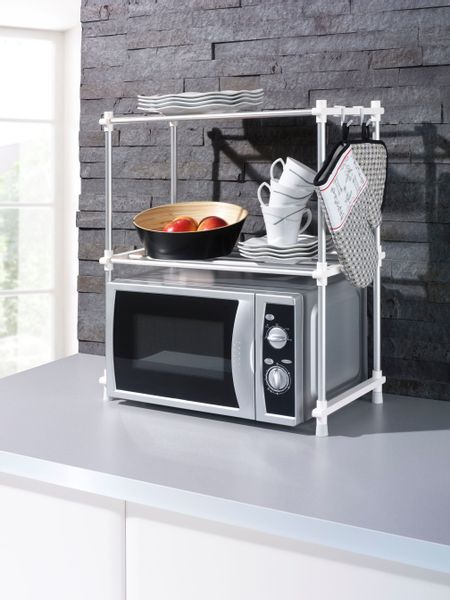 Ruco Küchenregal Aluminium/Kunststoff, 2 Ebenen günstig online kaufen