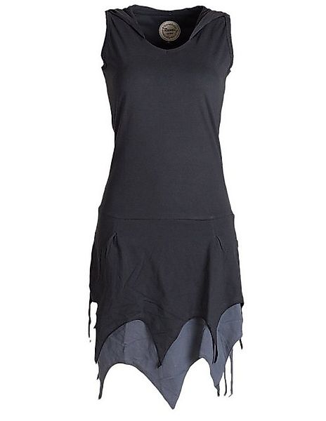 Vishes Zipfelkleid Ärmelloses Kleid im Lagenlook günstig online kaufen