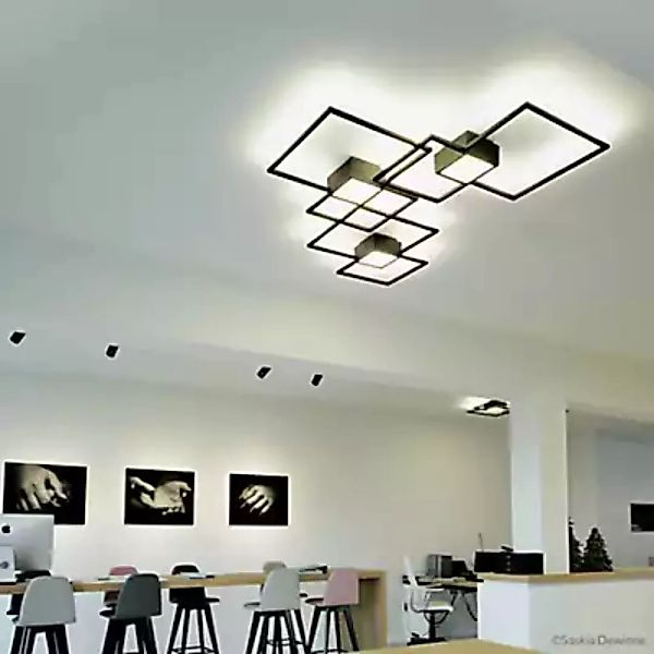 Wever & Ducré Venn 2.0 Decken-/Wandleuchte LED, schwarz - 2.700 K günstig online kaufen