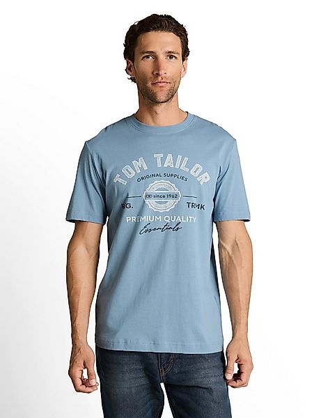 TOM TAILOR T-Shirt mit großem Logofrontprint günstig online kaufen