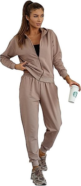 EloModa Jogginganzug Damen Jogginganzug Hoodie & Hose, Made in EU, S - XL ( günstig online kaufen