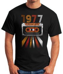 MoonWorks Print-Shirt Herren T-Shirt Geburtstag Retro günstig online kaufen