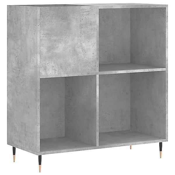 vidaXL Media-Regal Plattenschrank Betongrau 84,5x38x89 cm günstig online kaufen