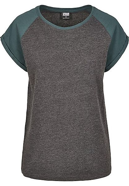 URBAN CLASSICS Kurzarmshirt Urban Classics Damen Ladies Contrast Raglan Tee günstig online kaufen