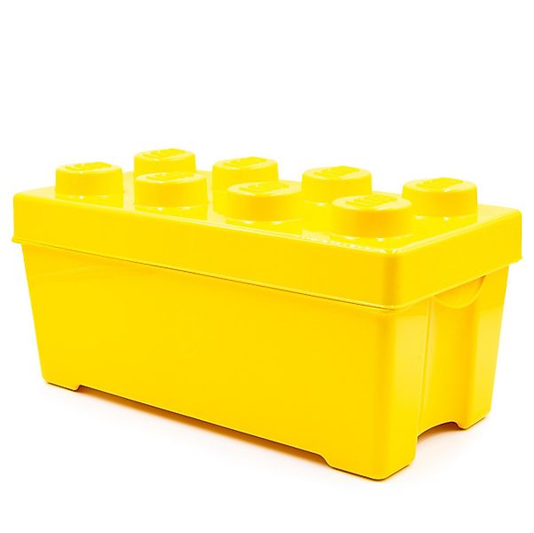 LEGO® Aufbewahrungsbox Original LEGO Aufbewahrungsbox (Gelb, Medium) günstig online kaufen