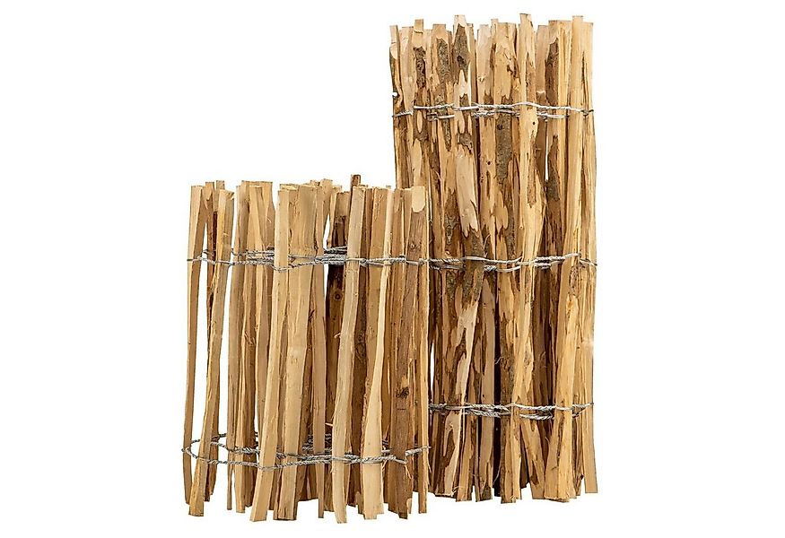 BooGardi Staketenzaun Gartenzaun Haselnuss, (50 cm hoch Länge 5m Lattenabst günstig online kaufen