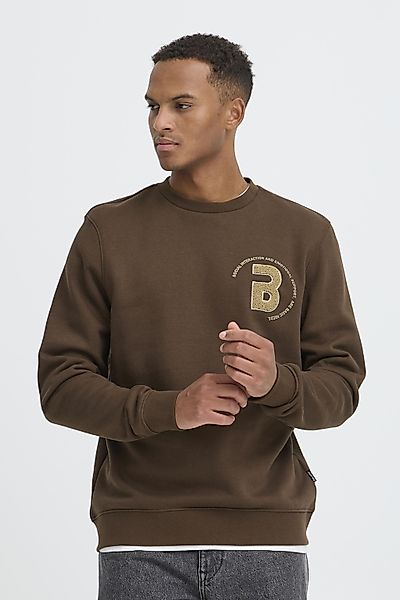 Blend Rundhalspullover "BHFLORIAN" Lässiger Sweatpullover mit Stickerei günstig online kaufen