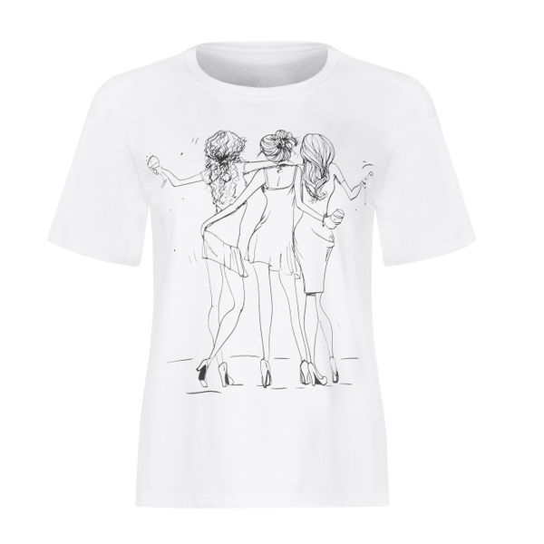 Evoni T-Shirt Damen Kurzarmshirt aus weichem günstig online kaufen