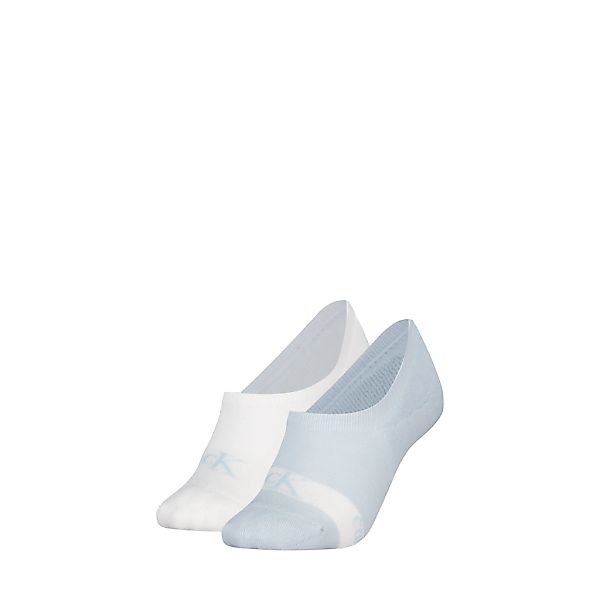 Calvin Klein Jeans Füßlinge "CKJ WOMEN HIGH CUT FOOTIE 2P GLOSSY", (2 Paar) günstig online kaufen