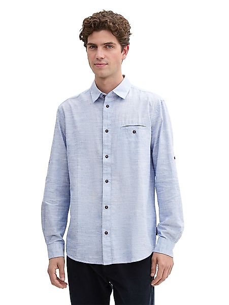 Tom Tailor Herren Sweatjacke PRINTED STAND-UP - Regular Fit günstig online kaufen